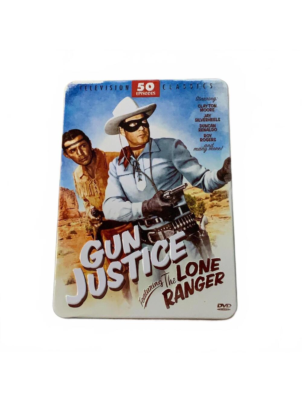 Gun Justice with The Lone Ranger DVD Classic Western TV Episodes Disc